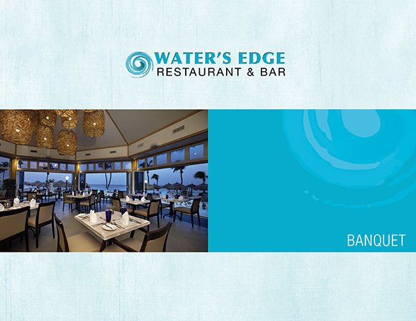 Waters Edge Set Banquet Menu