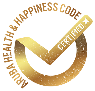 Certified by Aruba Health and Hapiness Code